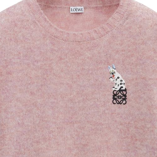 LOEWE Round-neck wool jumper