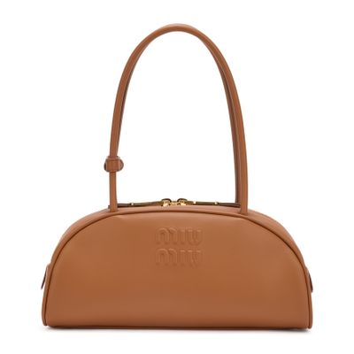 Women's Zipped leather bag | MIU MIU | 24S