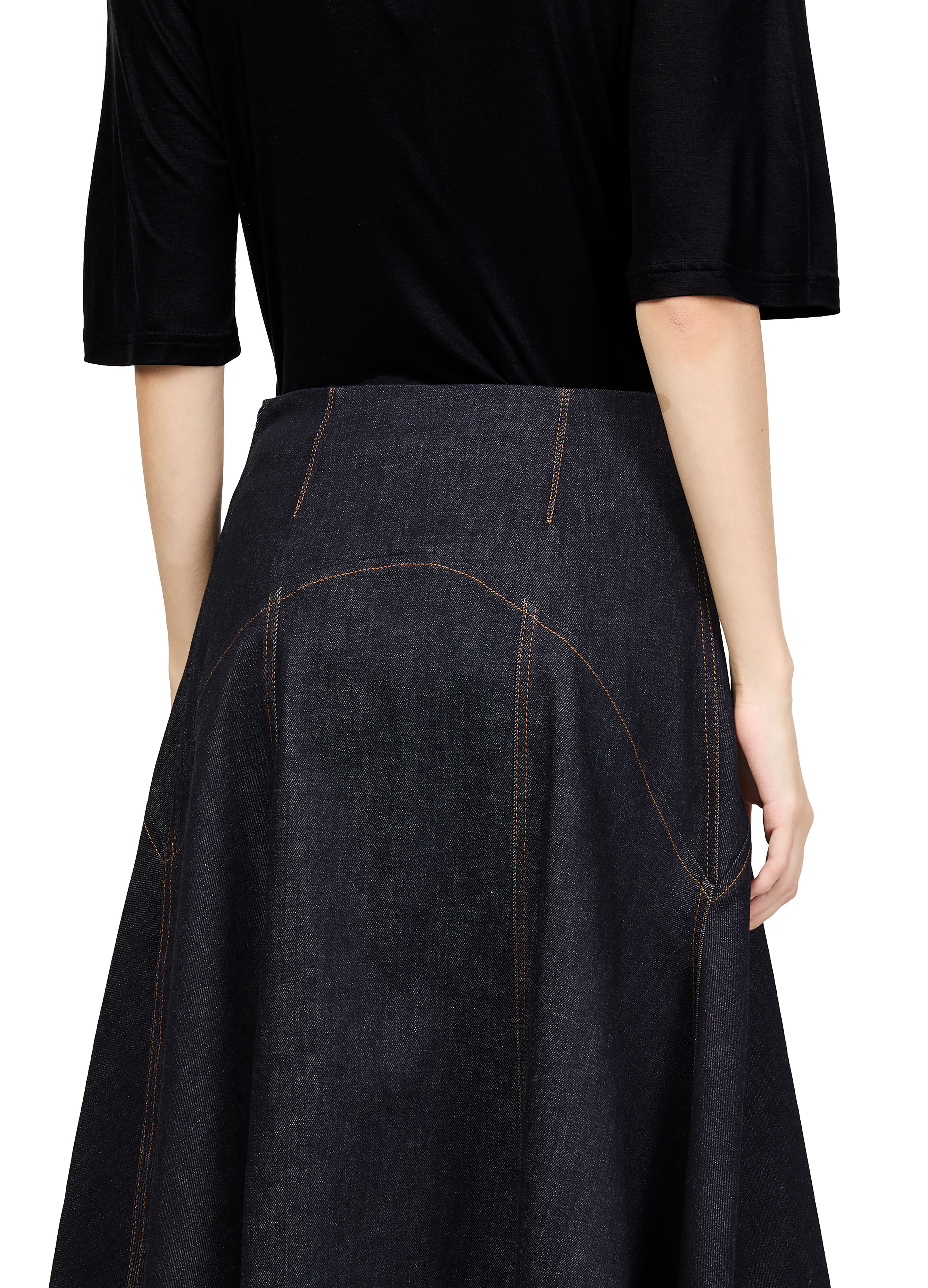 The de-Nîmes triangle skirt thumbnail 5