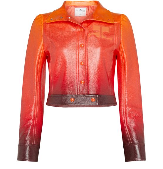 Orange hotsell vinyl jacket