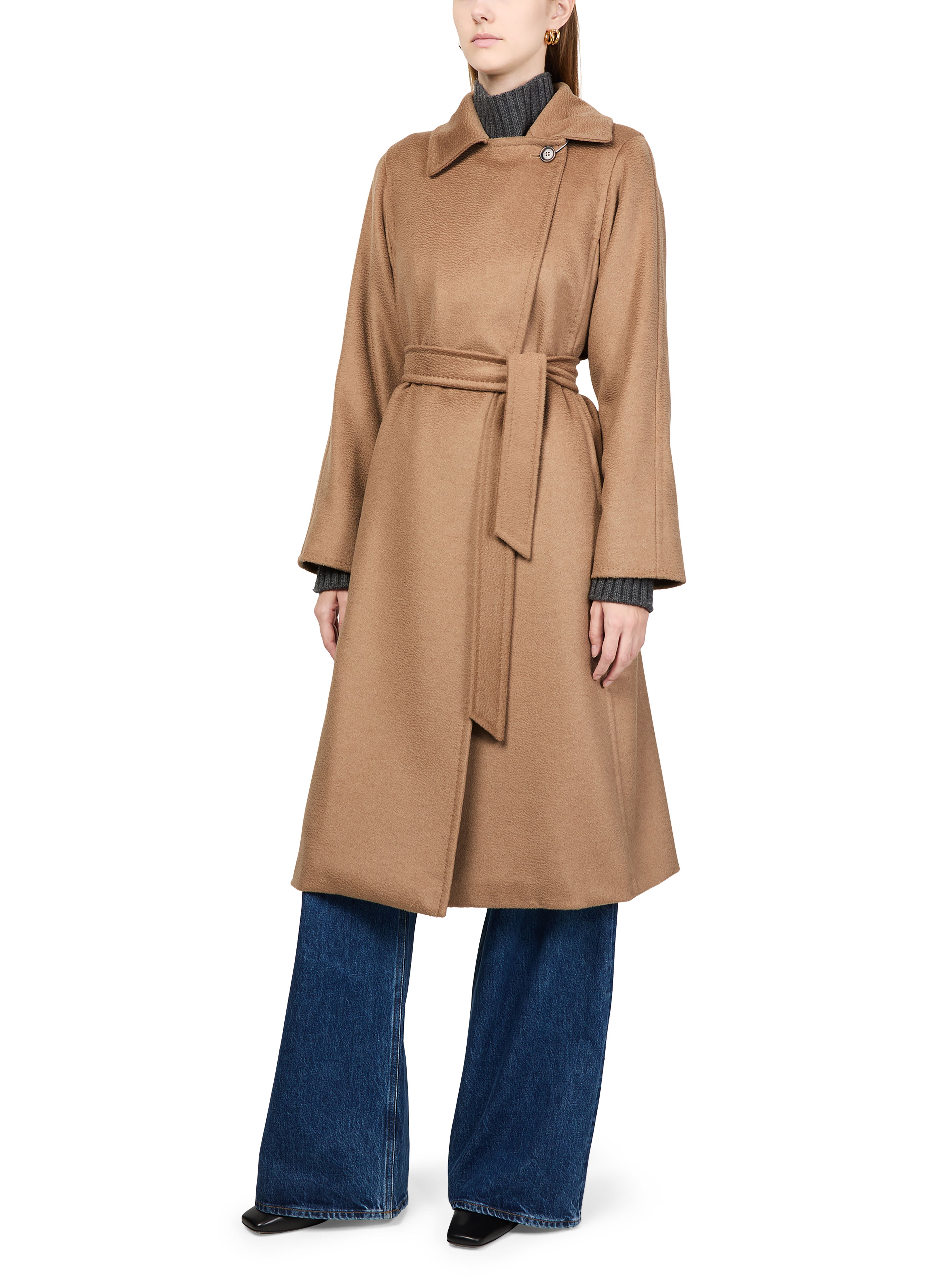 Manuela maxi belted coat thumbnail 6
