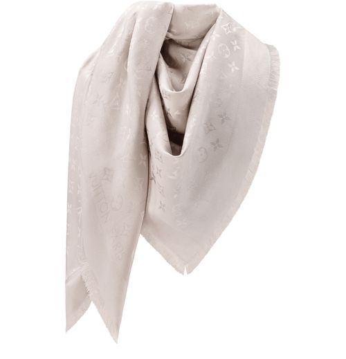 LOUIS VUITTON Châle Monogram Classic