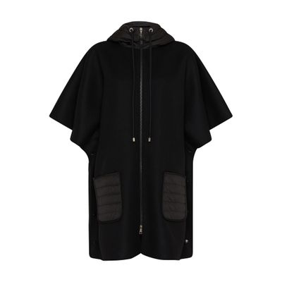 Moncler Cape In Black