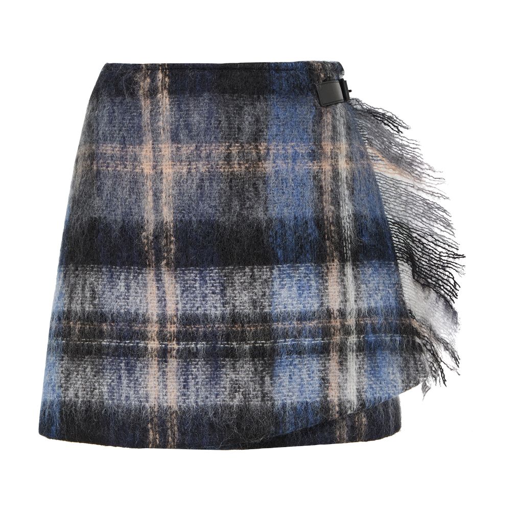 Mohair and wool blend mini skirt thumbnail 7