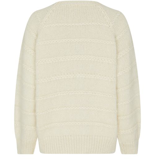 CELINE Triomphe crew neck sweater in mohair and silk