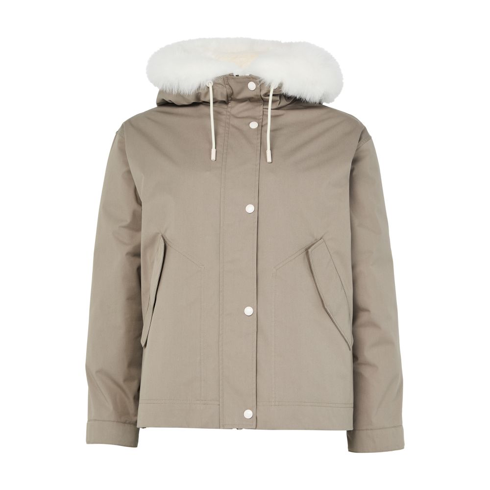 Hooded cotton parka thumbnail 8