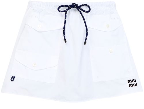 MIU MIU Mini skirt with two pockets