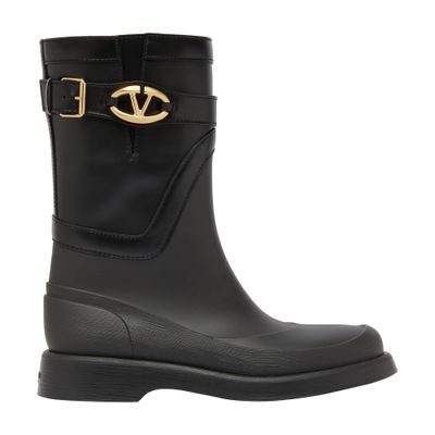 Valentino Vlogo The Bold Edition Wellington Boots In Black