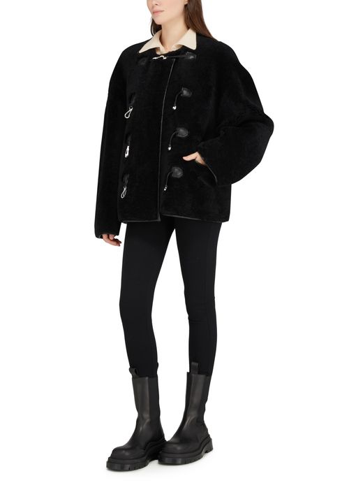 TOTEME Teddy sheep leather Jacket