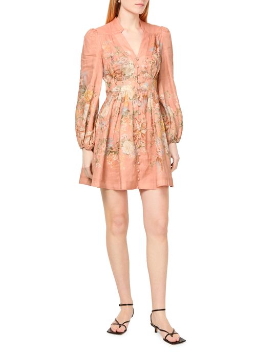 ZIMMERMANN Tallow plunge mini dress