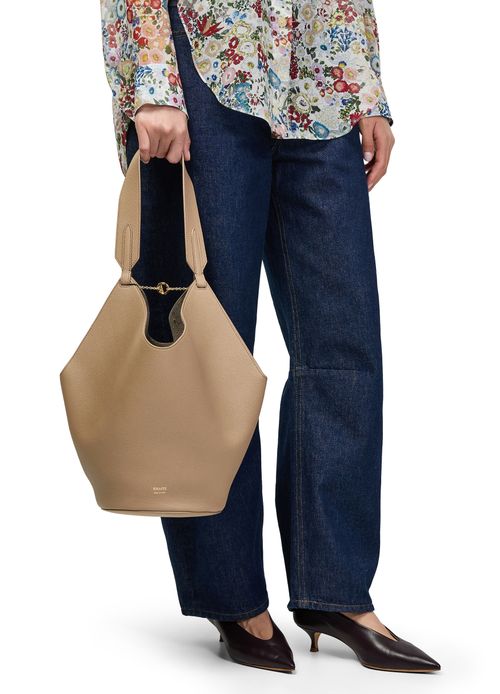 KHAITE Lotus small tote bag