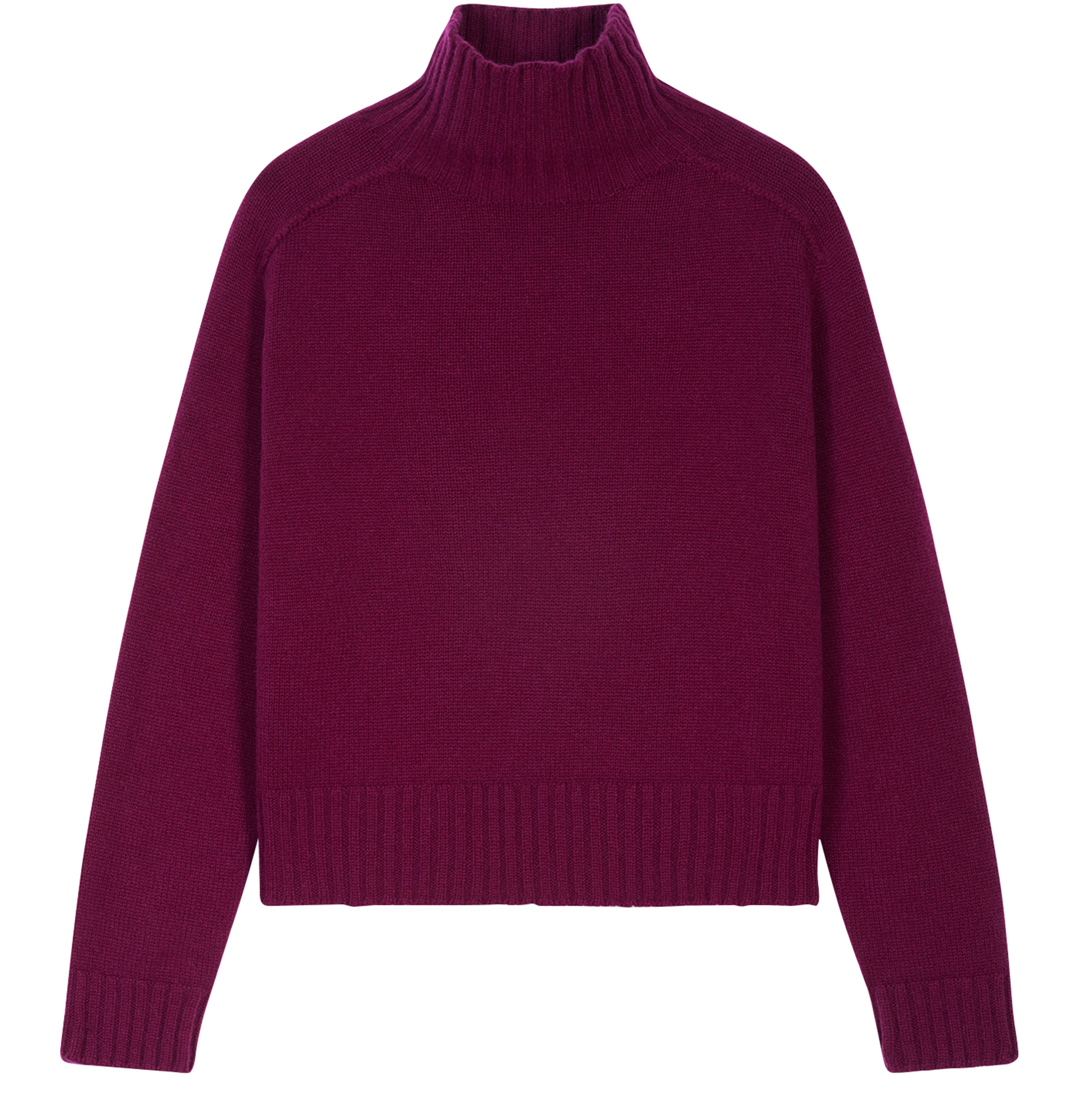 High-necked sweater