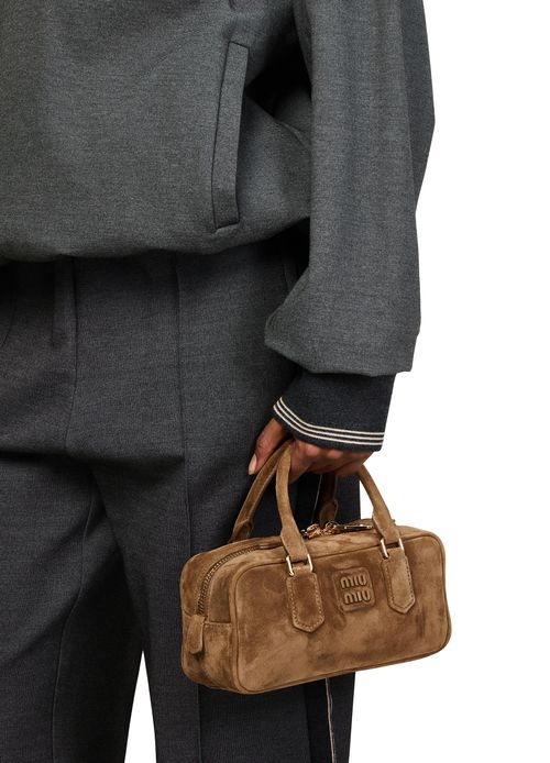 MIU MIU Arcadie suede bag