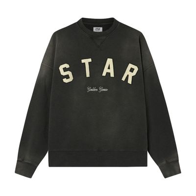 Golden Goose Star Long-sleeve Top In Green