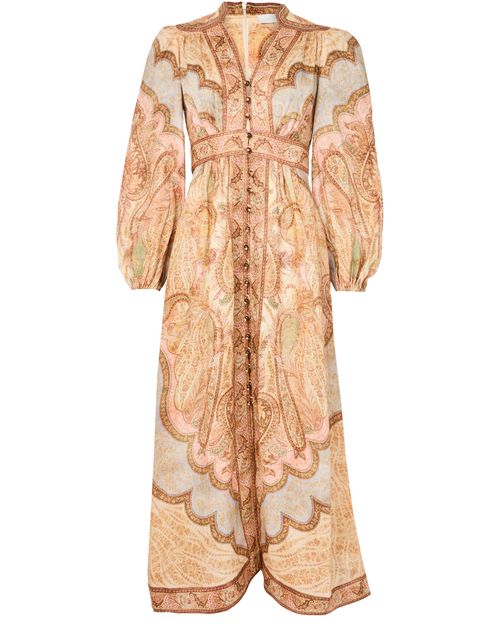 ZIMMERMANN Robe midi plongeante Wanderlust