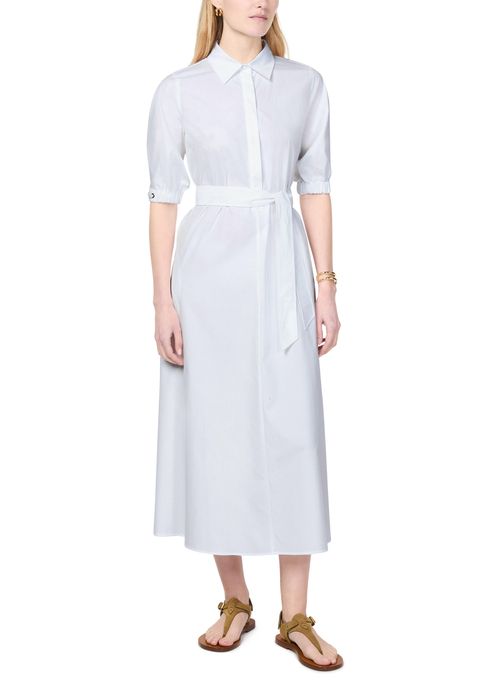 MAX MARA Hoyo cotton poplin maxi shirt dress