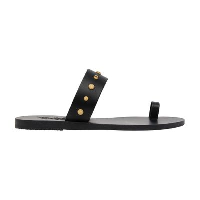 Shop Ancient Greek Sandals Thalia Bee Sandals In Black