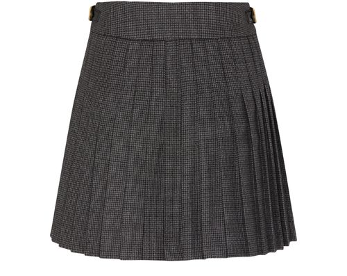 CELINE Kilt skirt in prince of wales wool