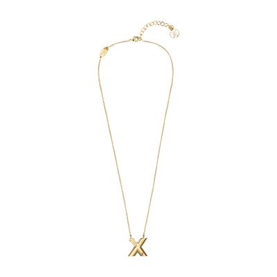 Louis Vuitton Lv & Me Necklace, Letter X In Gold