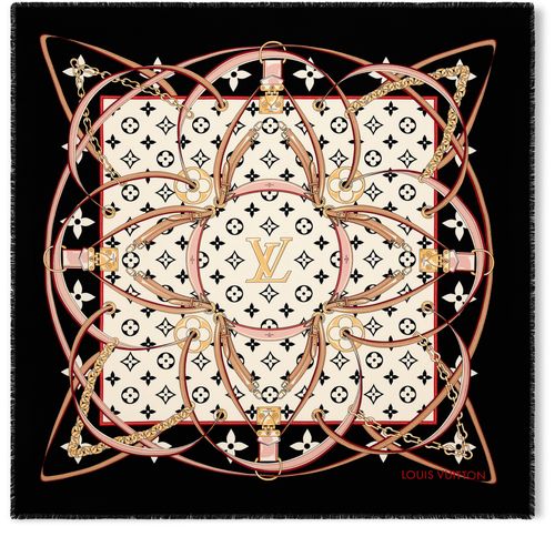 LOUIS VUITTON Châle Ultimate Monogram