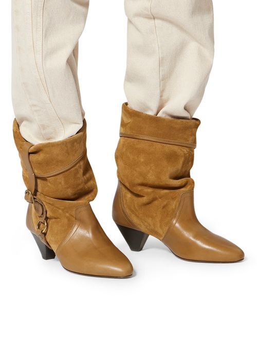 ISABEL MARANT Darner buckle ankle boots