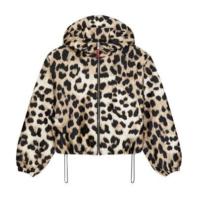 Givenchy Hooded Windbreaker In Beige