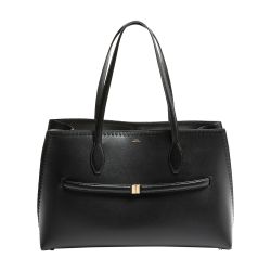【 TOTEME 】ハンドバッグ a2487 TOTEME T-Lock レザー ハンドバッグ | ブラウン | FARFETCH JP