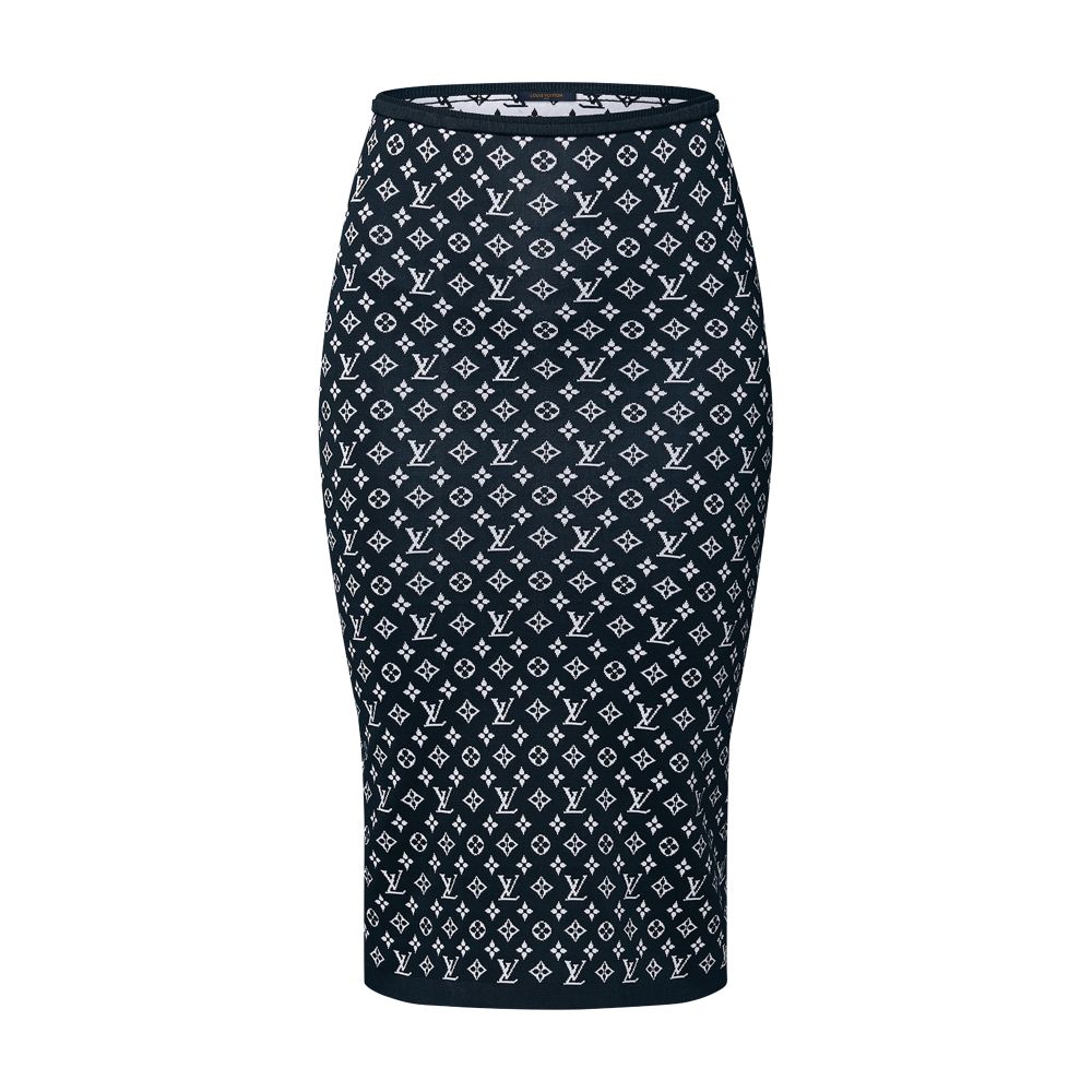 Monogram Jacquard Knit Skirt thumbnail 5