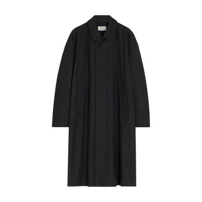 Lemaire Single-breasted Overcoat In Multi