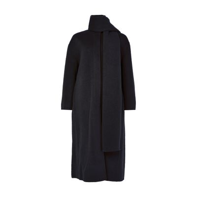 Soeur Finn Wool Coat In Black