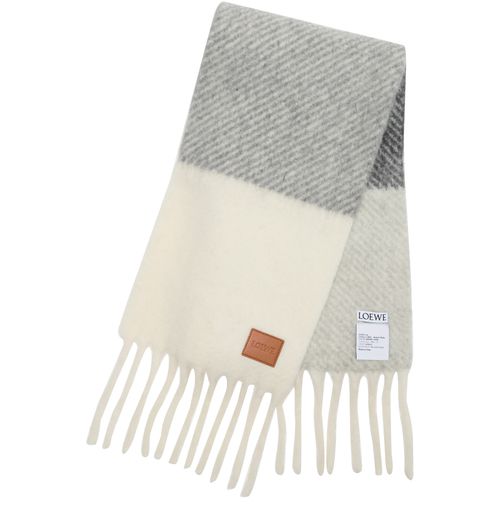 LOEWE Écharpe en laine et alpaga