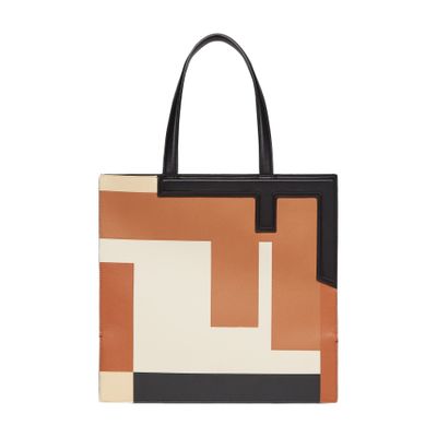 Shop Fendi Flip Medium Bag In Multicolor