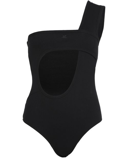 COURREGES Loop buckle 90's rib bodysuit