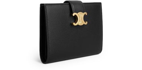 CELINE Medium wallet Celine Victoire in supple calfskin