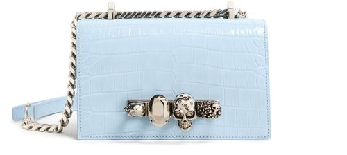 MCQUEEN Jewelled Satchel mini shoulder bag