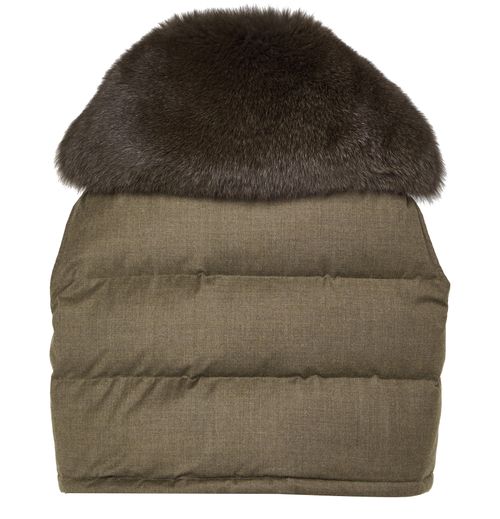 YVES SALOMON Short fox fur gilet