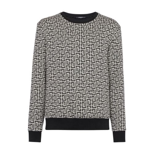 Monogram cotton sweatshirt