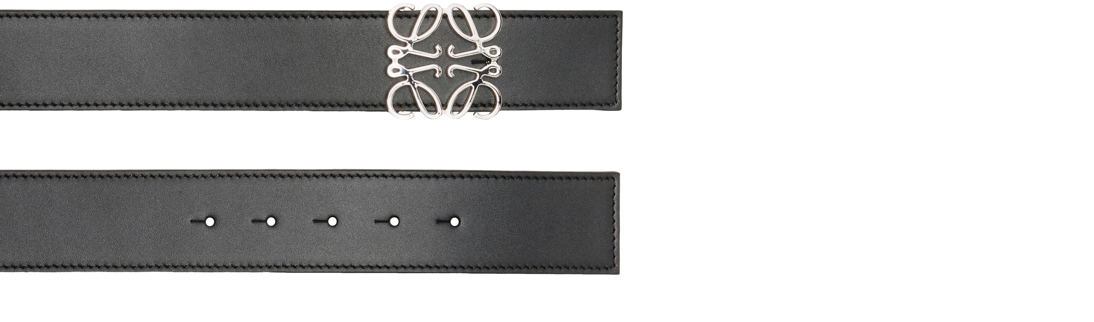 Anagram reversible belt in calfskin thumbnail 3