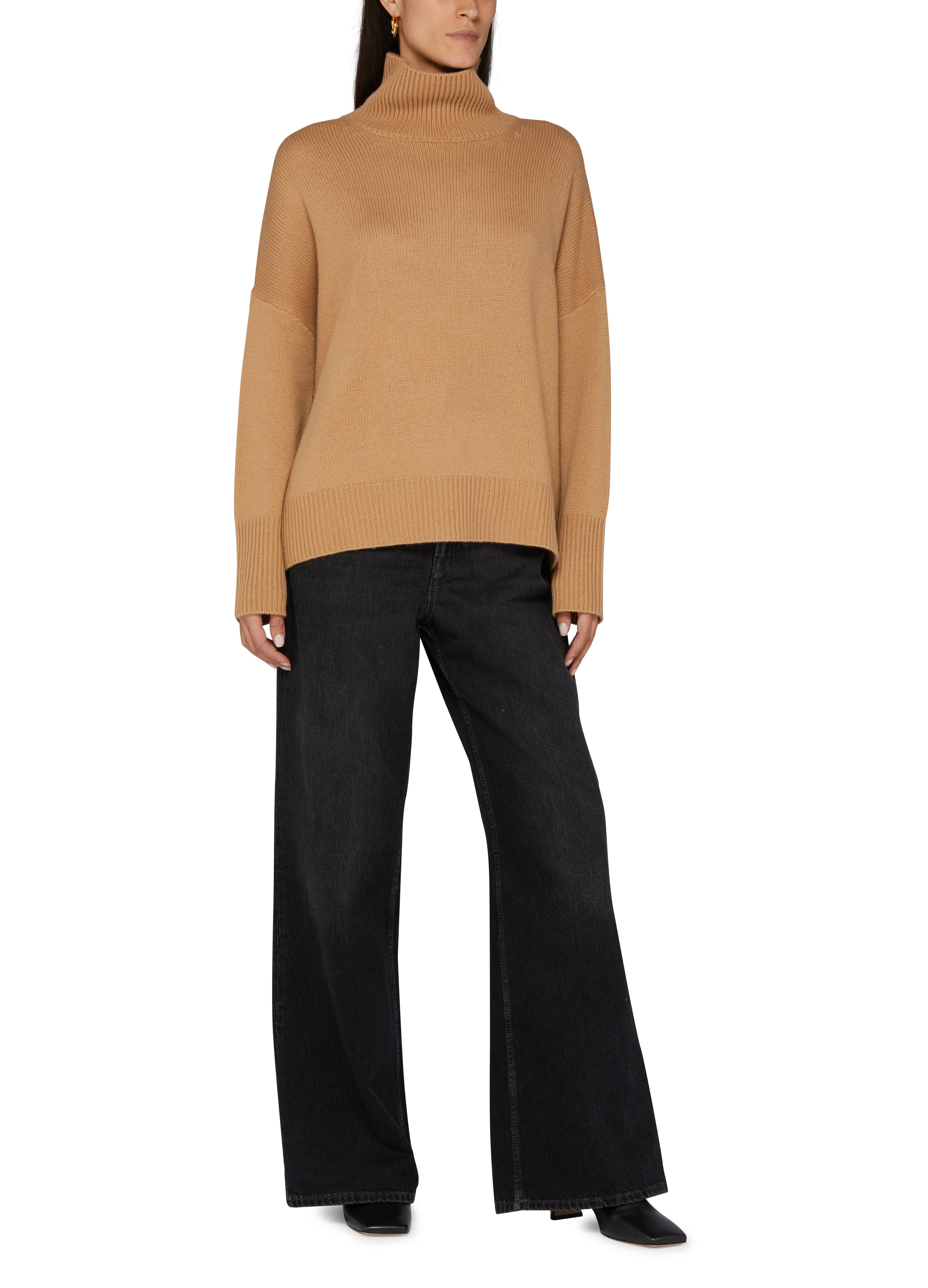 Heidi cashmere turtleneck sweater thumbnail 6