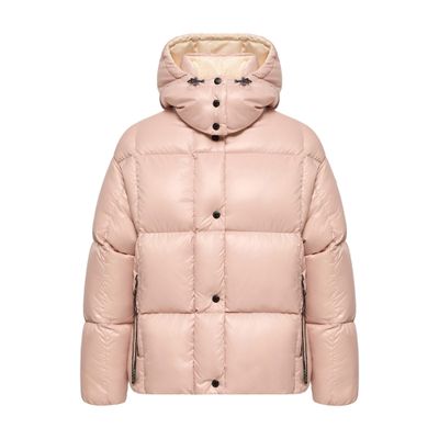 Moncler Parana Down Jacket In Pink