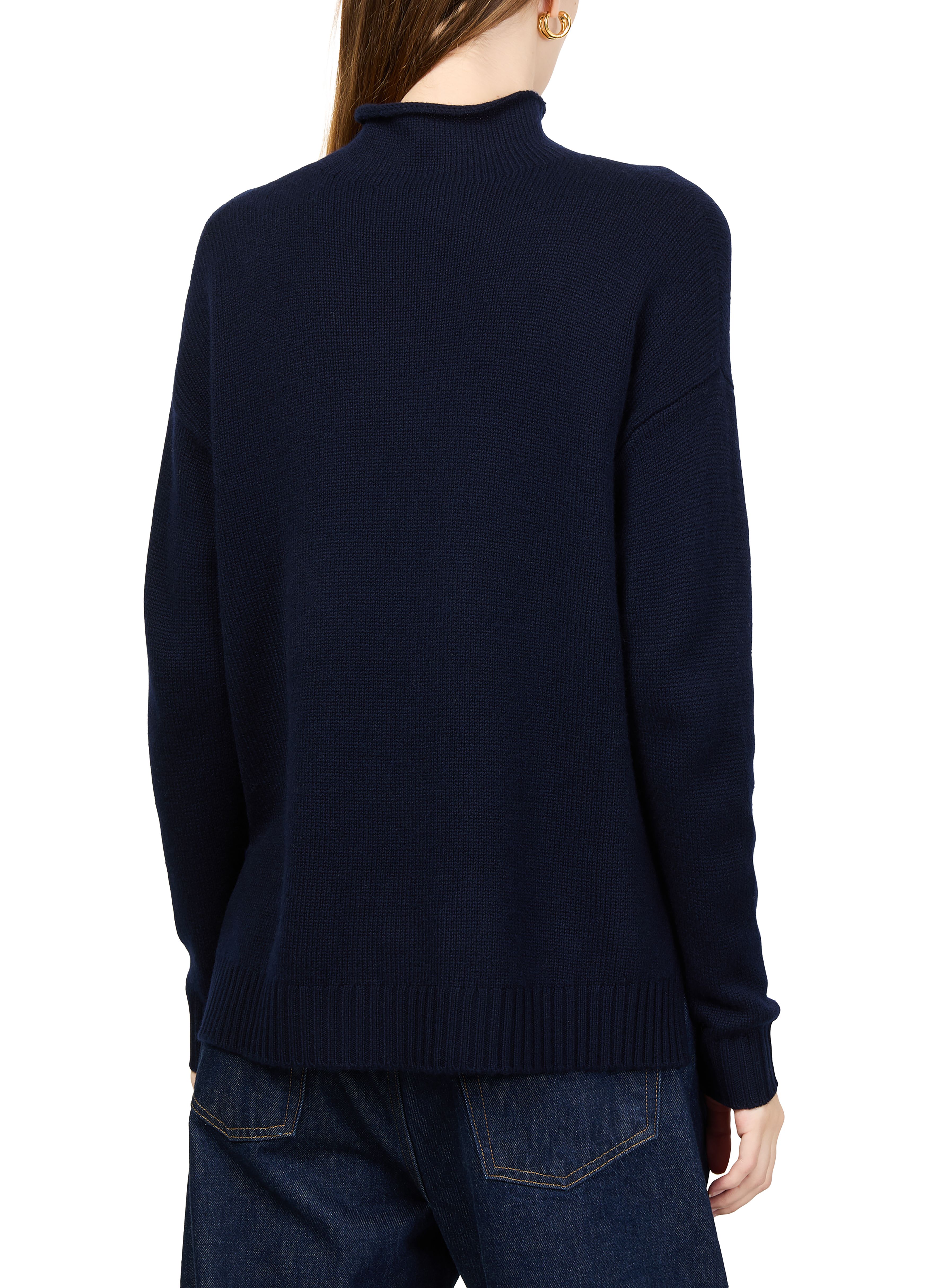 Sweater with large high neck thumbnail 4
