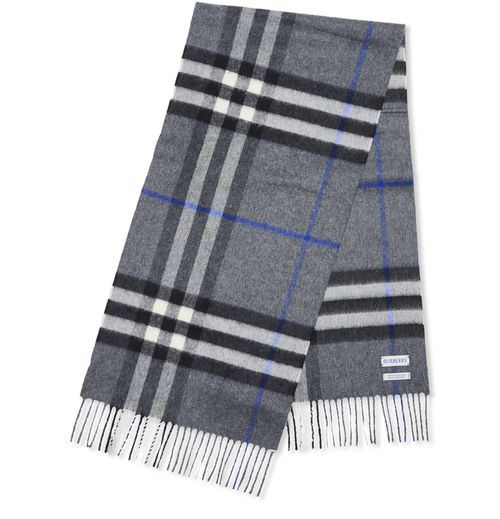 BURBERRY Checked cashmere scarf