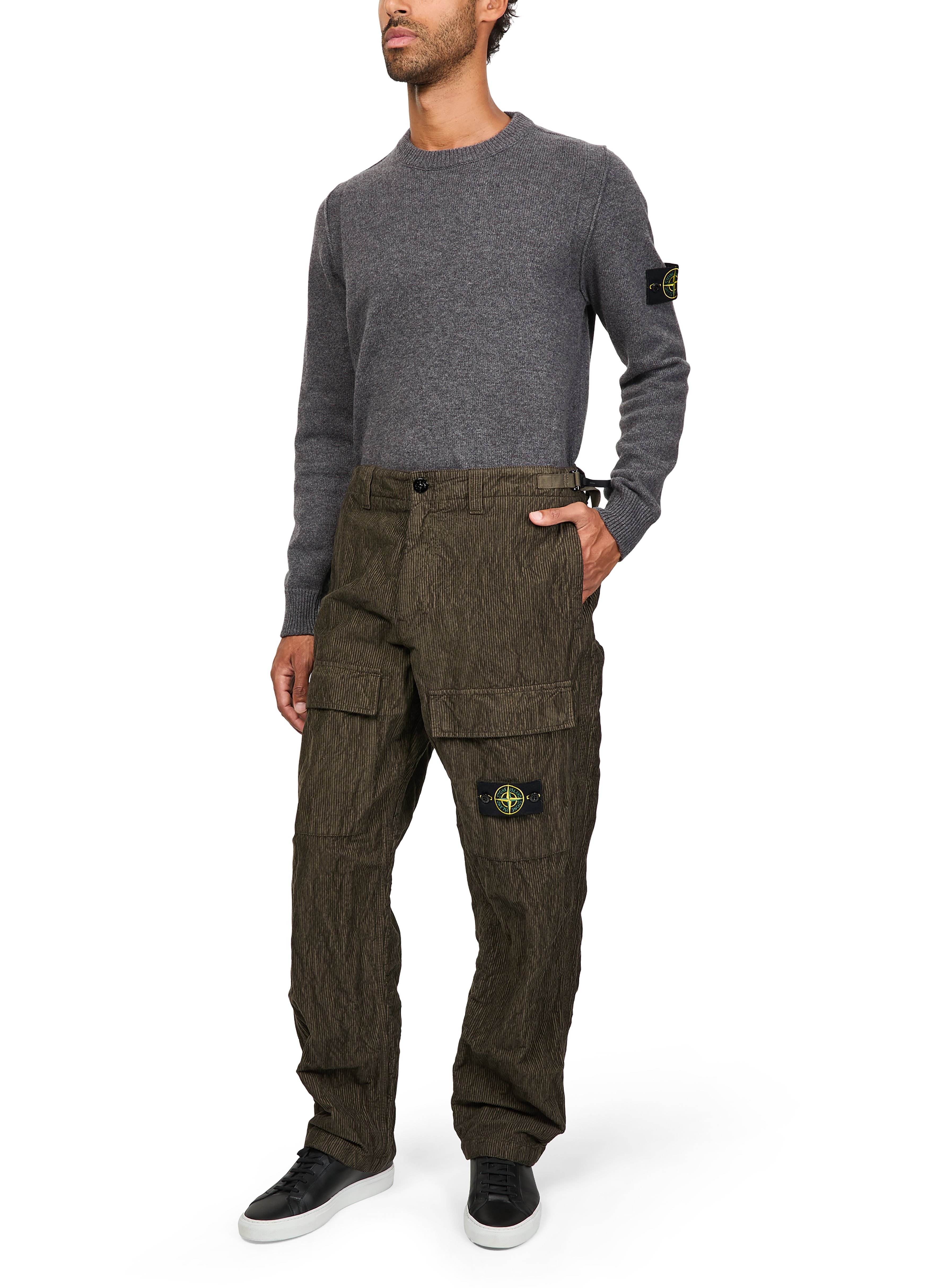 Cargo pants with patched logo thumbnail 6