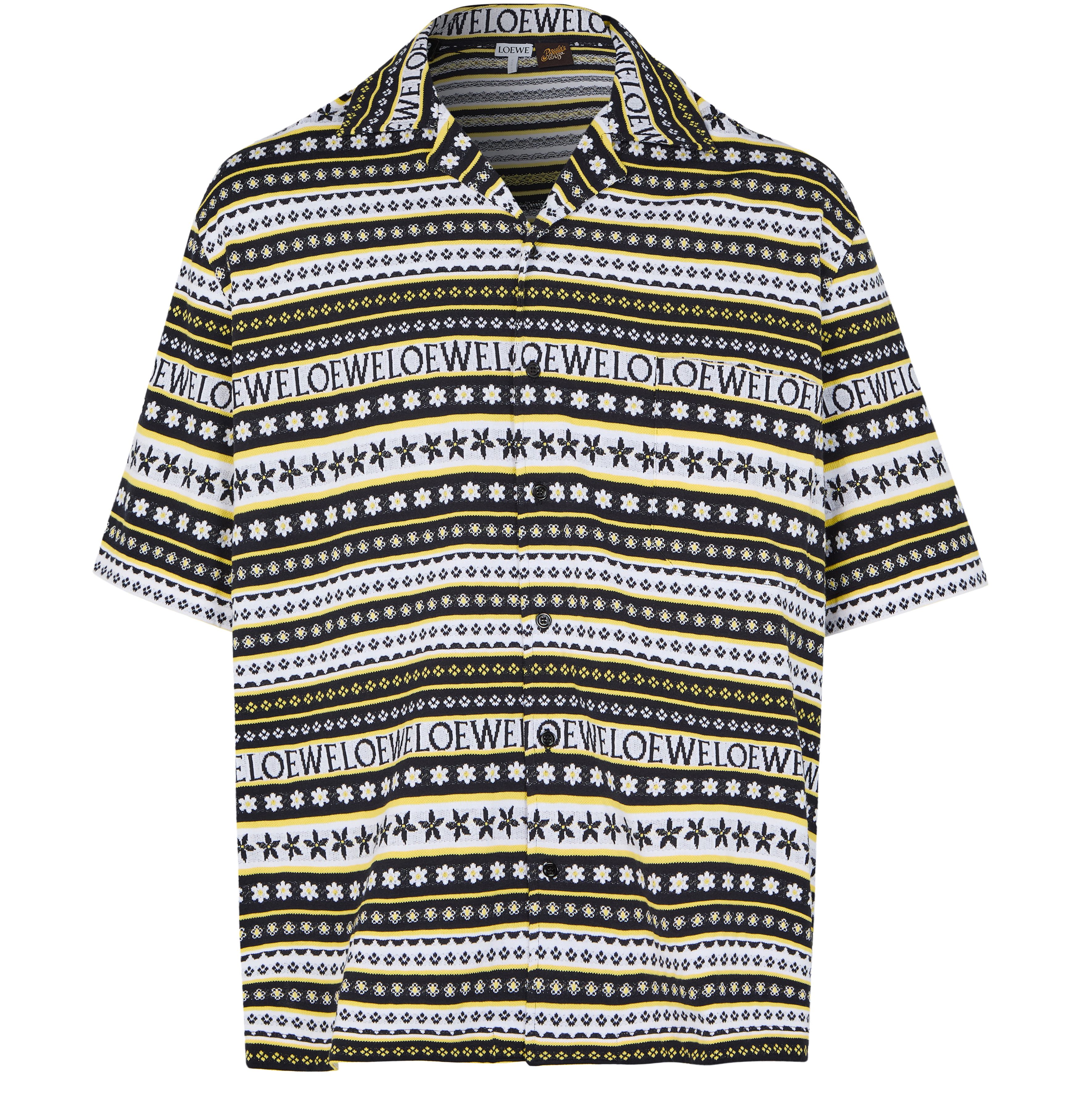 Short-sleeved cotton shirt
