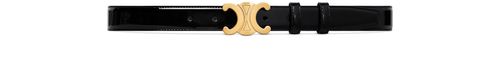 CELINE Ceinture Triomphe moyen modèle en taurillon vernis