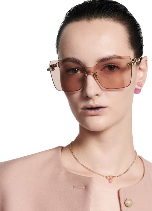DIOR Lunettes de soleil carrées CD Chain M1U