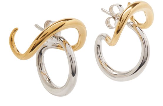 Charlotte Chesnais Wave Pierced Earrings（Women's Hana