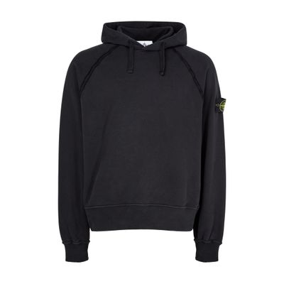 Logo patch hoodie