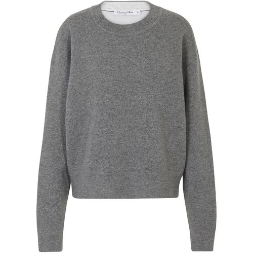 DIOR Pull Boxy en cachemire
