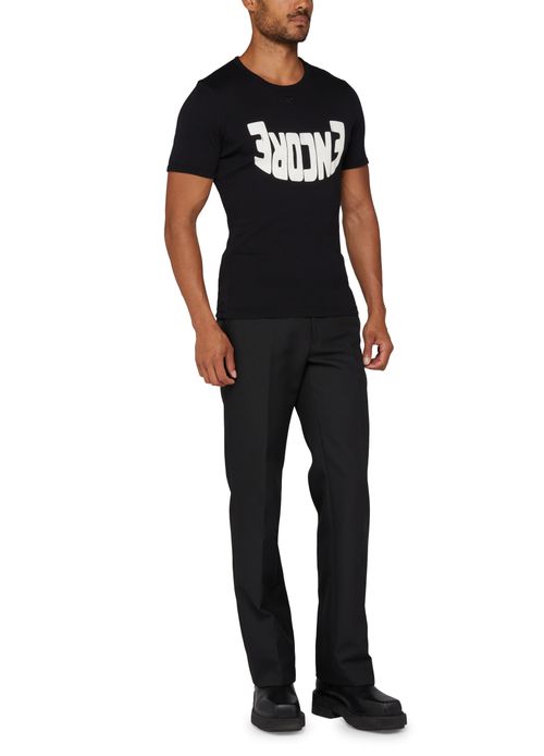 COURREGES Contrast printed t-shirt